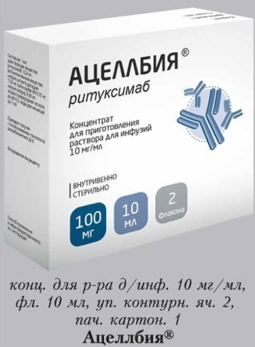 Rytuksymab Acellbia 100-500 mg. Instrukcja użytkowania, cena