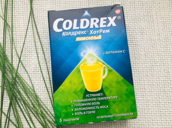 Coldrex. Kullanım talimatları, paket başına fiyat 10'lu paket.