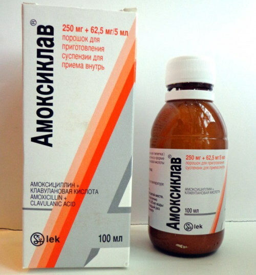 Amoxiclav syrup for children. Dosage, instructions for use