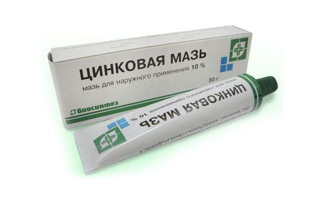 Unguent de zinc pentru tratamentul unei reacții alergice