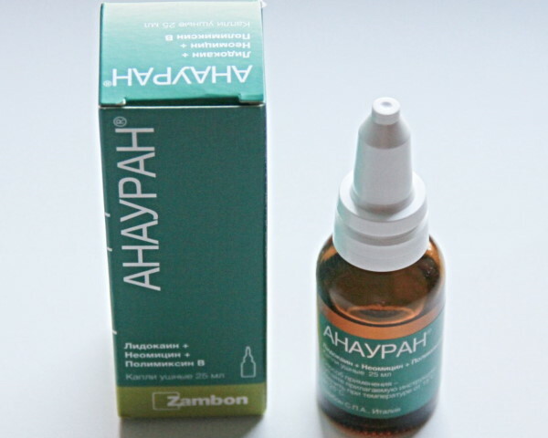 Anauran ear drops for children. Instructions for use, reviews