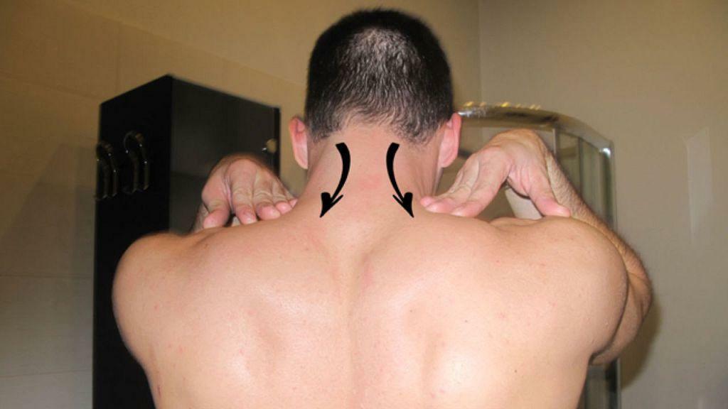 Self-massage of the neck with osteochondrosis