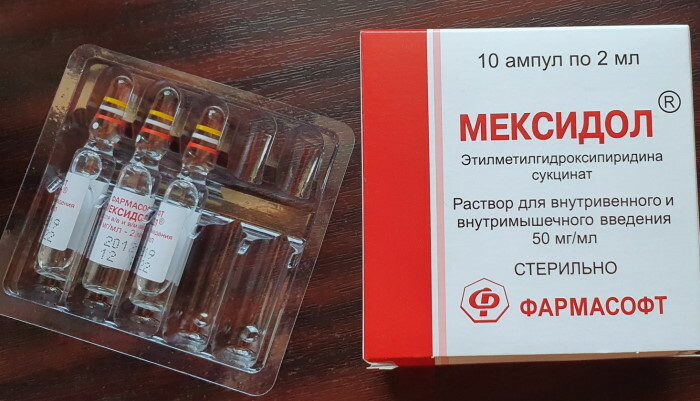 Mexidol ampuller 2-5 ml (enjeksiyonlar). Dozaj, kullanım endikasyonları