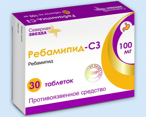 Rebamipide 100 mg. Instructions for use, price, reviews
